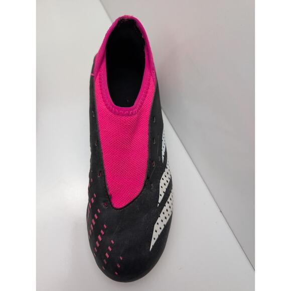 Adidas Predator Accuracy.3 FG J Soccer Black Pink GW4609 Girls Youth Size 4 - Picture 8 of 13